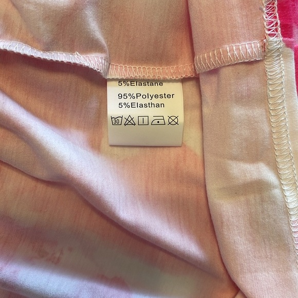 Grace Karin Criss Cross Halterneck Flowly A Line Maxi Dress in Pink Watercolour‎ - Picture 9 of 9